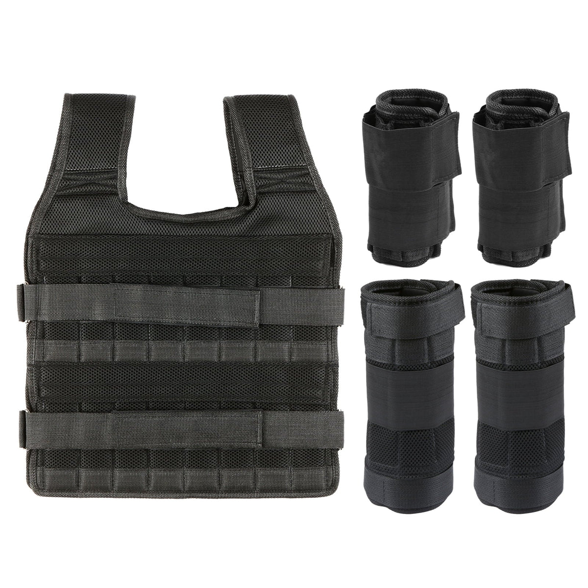 Leg Weight Weight Weight Adjustable 6kg Training with 15kg/35kg 5kg Max Strength Weight Dcenta Loading Loading Arm Cloth Exercise (Empty) Vest