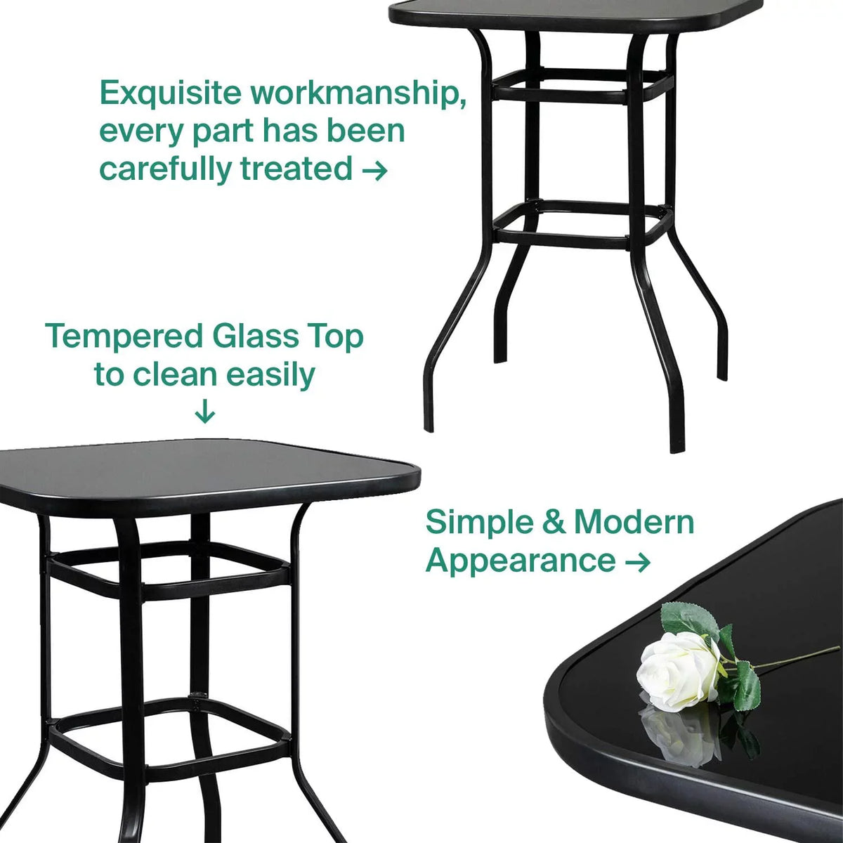 Bar Glass Layla Weight Table Light Bistro
