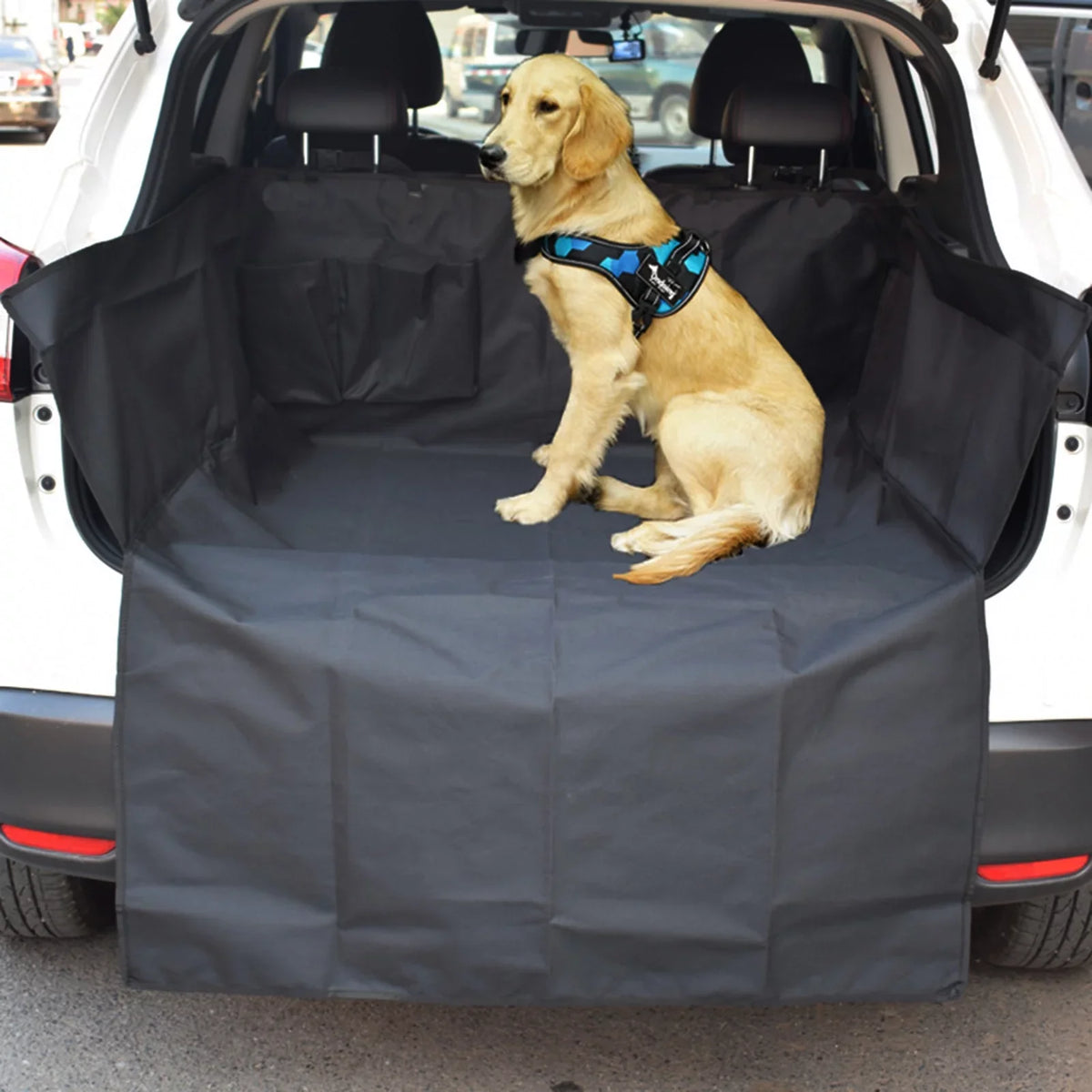 Cloth DirtEscape-proof Protective Mat Sedan Trunk Thicker Pet Van Cushion Dog Organizer Car Seat Resistant for Bite SUV Trunk Oxford Mat Mat