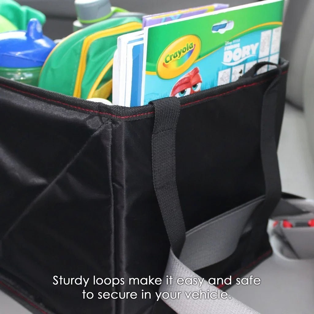 with Lusso Car Games Toys, Maps, Magazines, Gear and for Compartments for Featuring Storage Tissues, Seat Stitching Great Adults, More Kids Organizer Black Documents, 8 Books, Front/Backseat