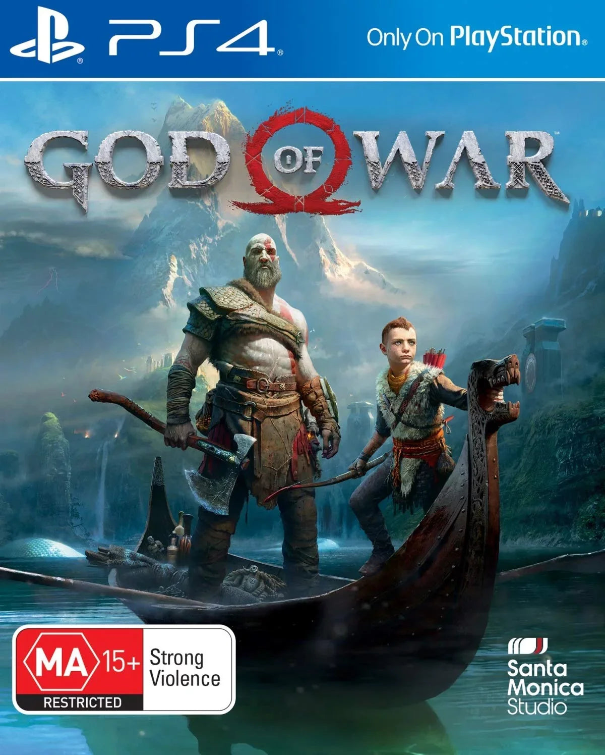 Playstation of a 4) God War globe / (PS4 elemental Journey creatures fearsome dark, to of