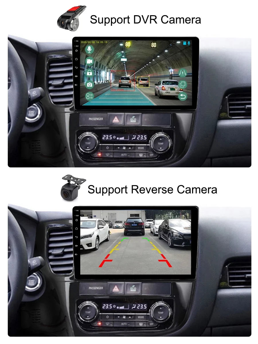 Android GPS Navigation Player Outlander Car GG0W For - Auto 2018 Multimedia Android 2012 3 GF0W Mitsubishi Radio Carplay