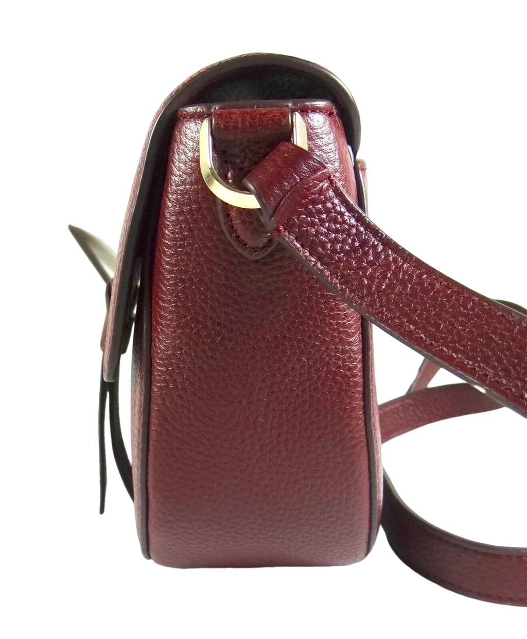 Leather Kate Bag Pebbled New Knott Spade crossbody York Saddle Medium