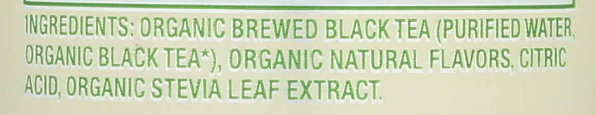 Zevia Caffeine Organic Sweetened Black -- Ounce Case. Free 12 Lemon Tea, Fluid per 12