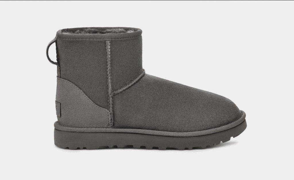 '- UGG Winter Boot II Size Grey Women's Mini Classic - 10
