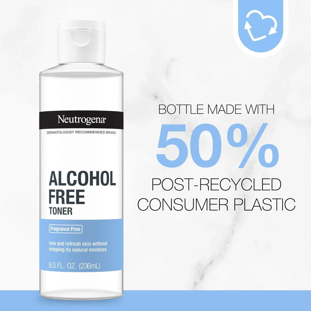 8 Neutrogena, Alcohol-Free fl of Toner, Pack 2 oz