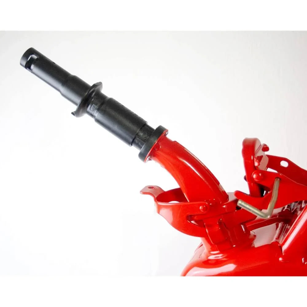 Red NATO Fuel Spout JC0020RVS 20 Liter and Authentic Wavian Can System, USA Jerry