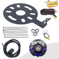 Camera Jeep Wrangler Backup Backup Mount View 12V Tire Jk Spare Rear 2007-2018 for