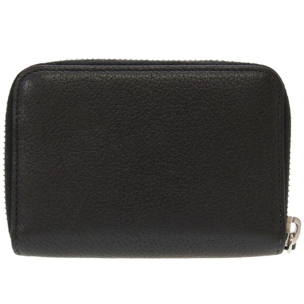 Coin Men's Round Dior Homme Leather Case Black Pre-Owned (Good)