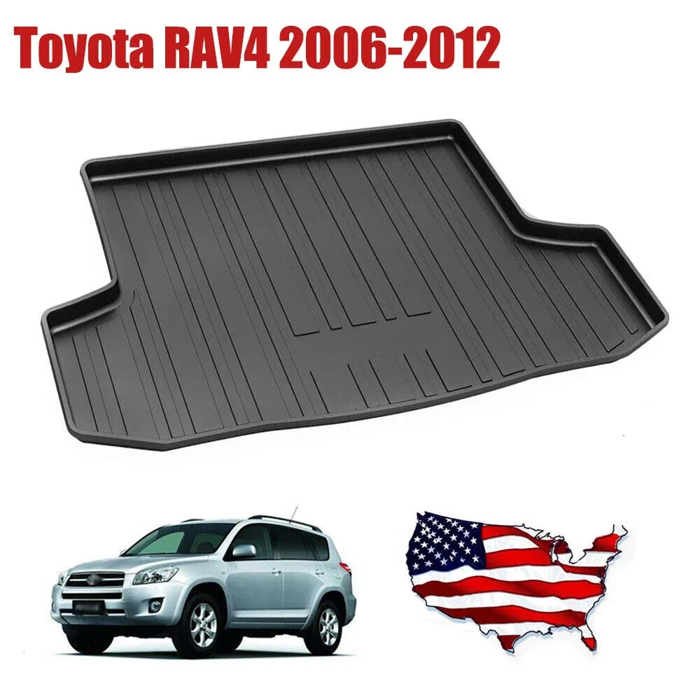 Carpet Rear 2006-2012 RAV4 for Liner to Install Easy Trunk Mat Car Cargo