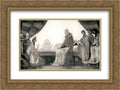 Matted glad 2x 'Yaroslav Print Framed Roerich Kiev' Gold is 24x18 Ornate Nicholas Art for