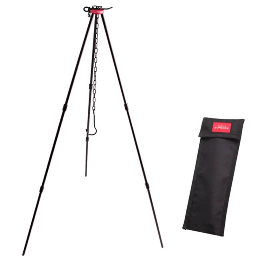 Bonfire Support Tripod sundick Portable Camping Bonfire Camping Frame Triangle