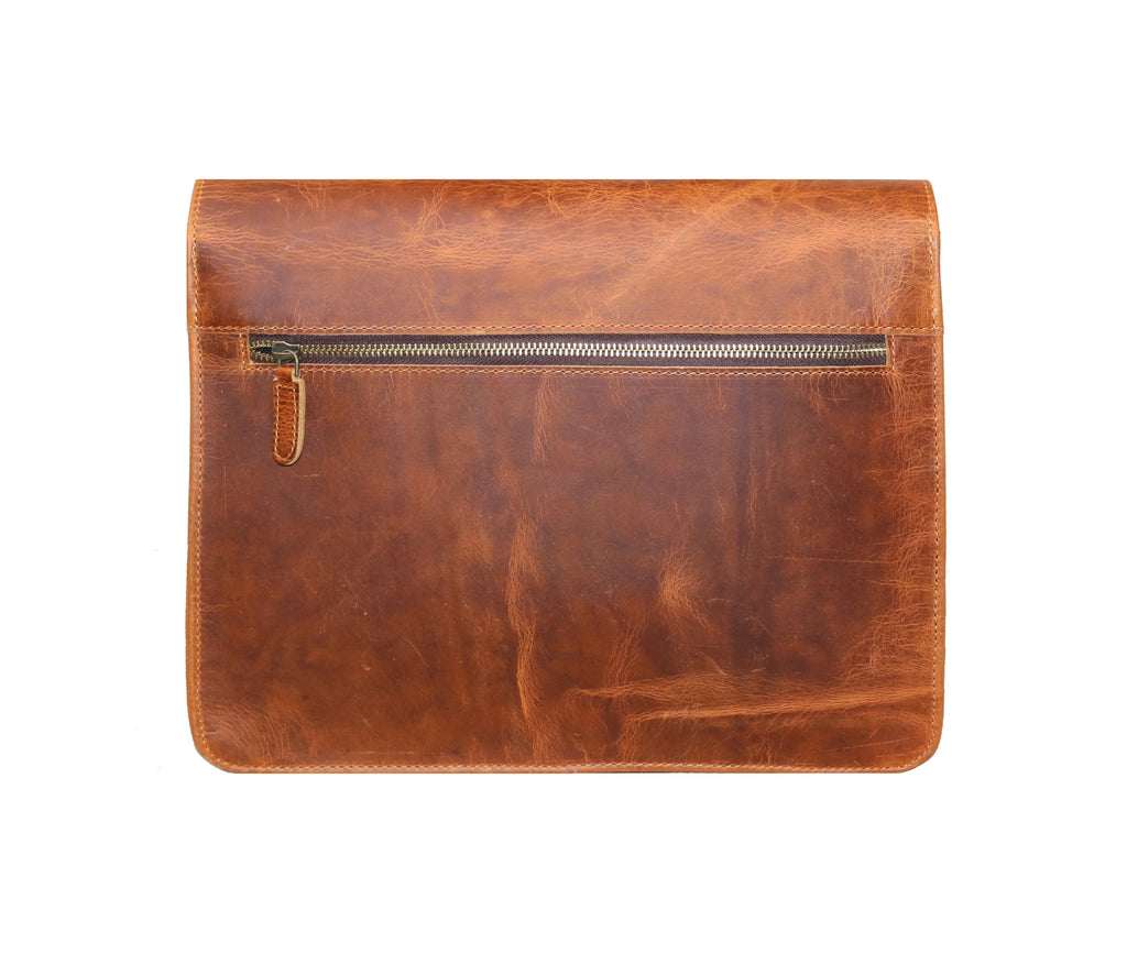 office for MacBook gift bag bag distressed for bag Leather shoulder Handmade men satchel iPad briefcase