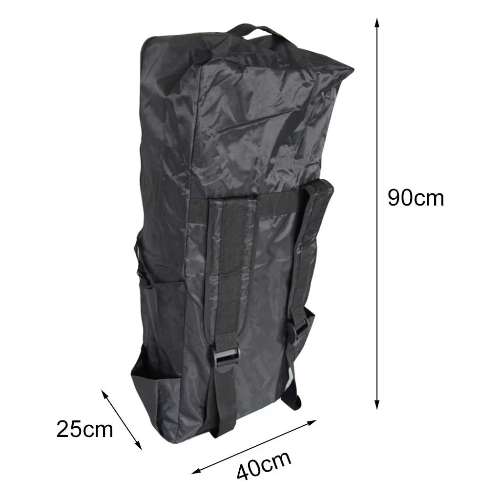 Black Storage Surfboard Travel Adjustable Bag Straps Board Paddleboard Paddle Waterproof Inflatable Backpack