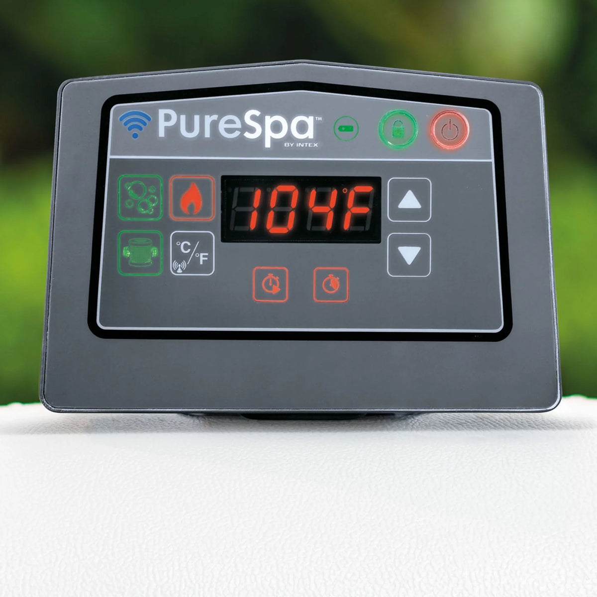 PureSpa Pack) Tray Plus Intex Hot (4 Accessories Intex + Inflatable Tub
