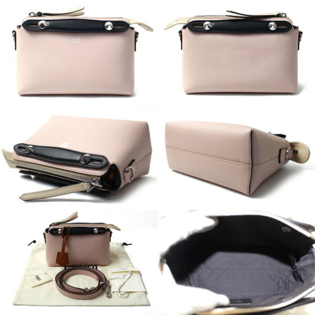 WAY Beige 5QJ 8BL145 Light Pre-Owned Pink Small BY Bag Shoulder FENDI (Good) Way the Women's F1D5B Boston THE By 2Way Black
