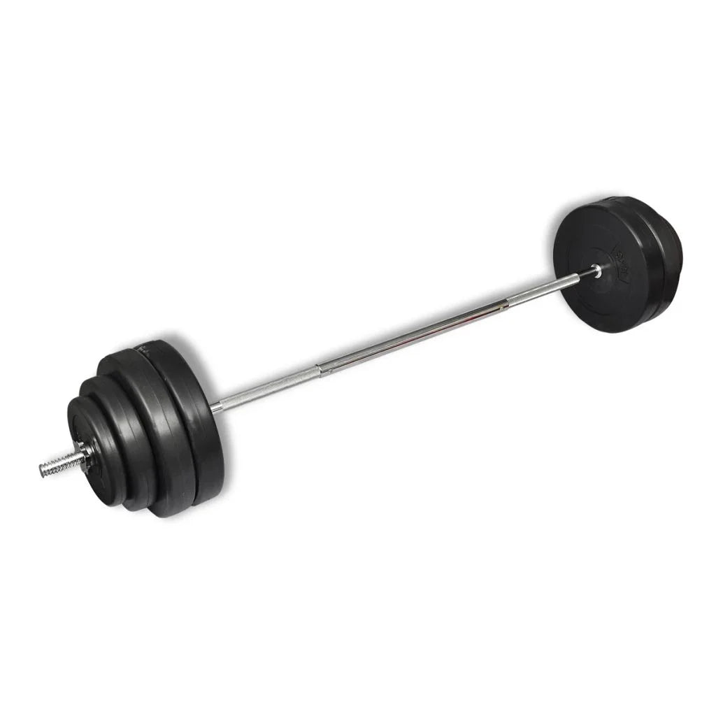 132 with Gym Barbell lb Set and Training Weightlifting Barbell Strength Anself Plates for Home