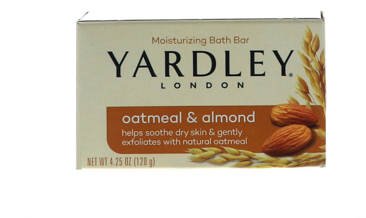 Pack) Oatmeal and Bar Soap, Almond Oz 4 Yardley (12