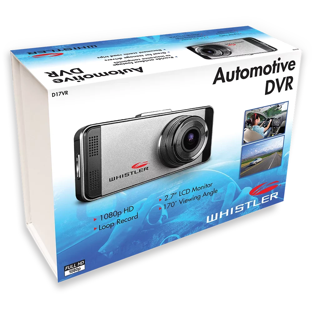 2.7" with D17vr 1080p Automotive Screen HD DVR Whistler