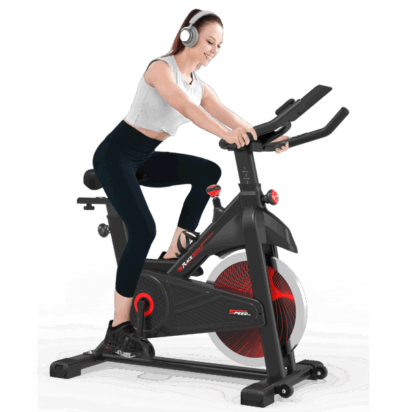 Bike Exercise Comfortable Home Stationary, with Cycling Workout Fitness Bike Gym