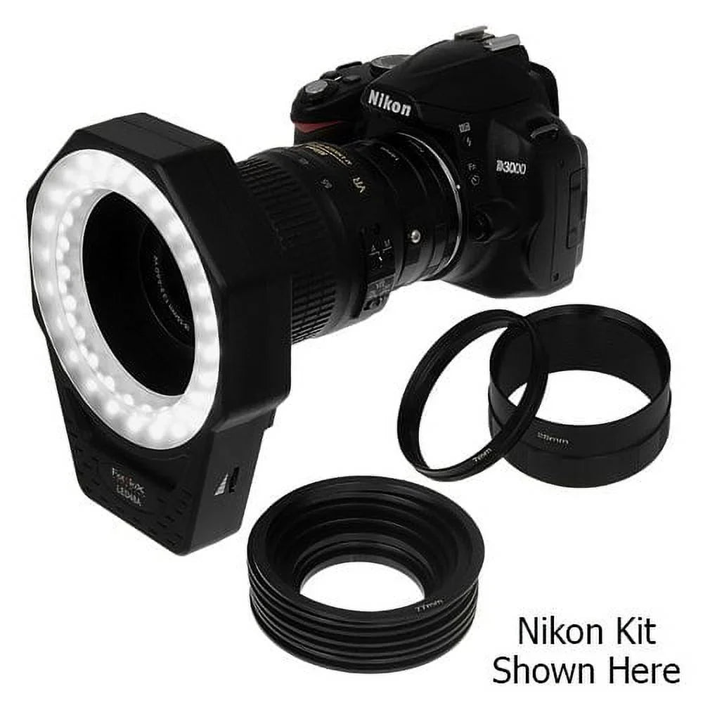 D2X, Ring 48a Macro D3, LED Kit Fotodiox D100, D200, Photography, D700, Extreme D4, D2Hs, D300S, D2Xs, Macro Pro Extension D1X, with fits D1H, for Nikon D40 Light D1, D800, D2H, D800E, D3s, D300, D3X,