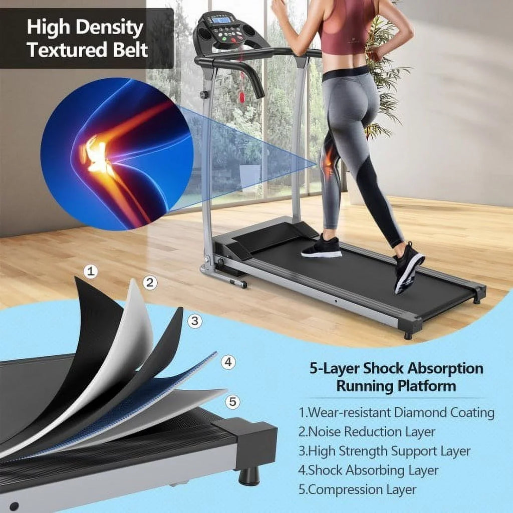 Treadmill Electric Display Up LED Compact Fitness Routine Your Folding Level
