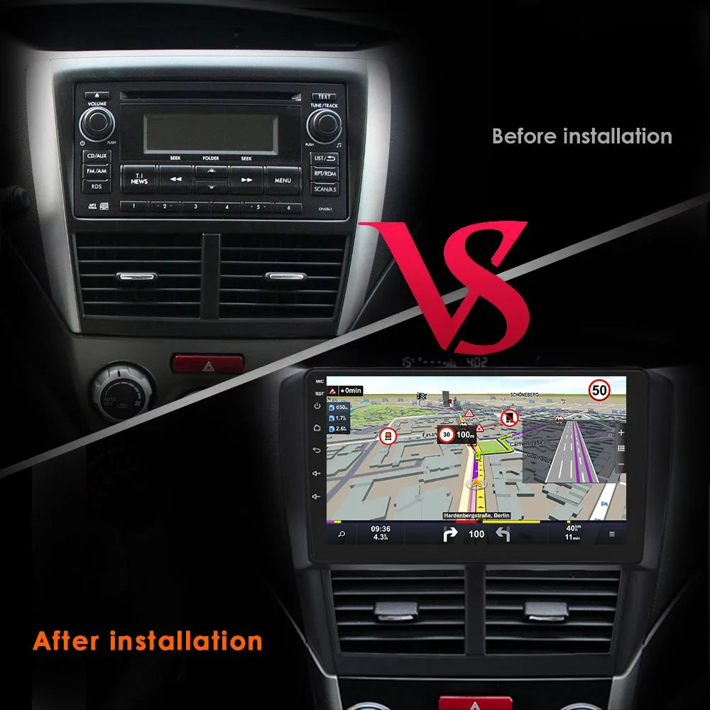 Impreza 8+128GB Subaru For Bluetooth Navigation GPS Stereo Forester 12 STI Wifi Unit RDS Android 2008-2014 Carplay Car Radio Head WRX