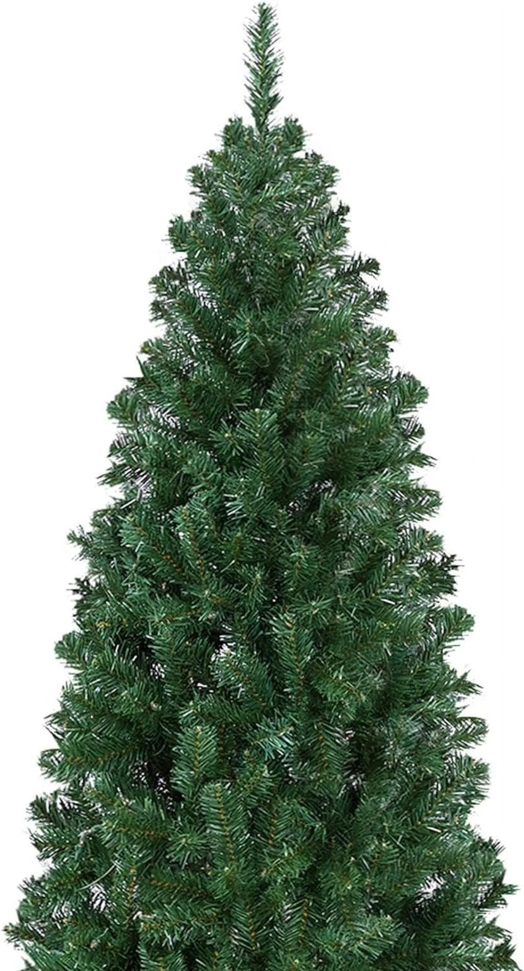 Foldable Includes Green Christmas Slim Holiday Tree Stand Fir Decoration 7.5Ft Artificial Pencil Tree, Tree Kingswood