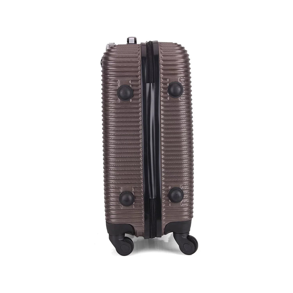 Royal Carry-On (IUROY00S-BRO) InUSA Luggage Brown Plastic PC/ABS