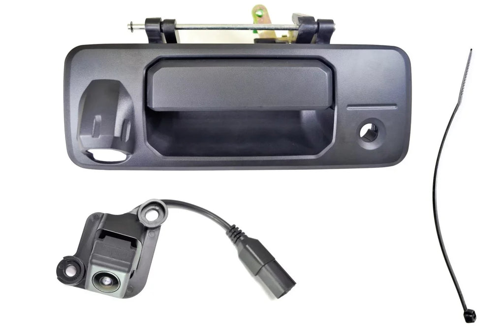 Tailgate select: TACOMA Warehouse Back Auto Park TO-3954A-BUC61 Textured Fits Camera - Up 2018-2020 with Black PT - Handle Assist