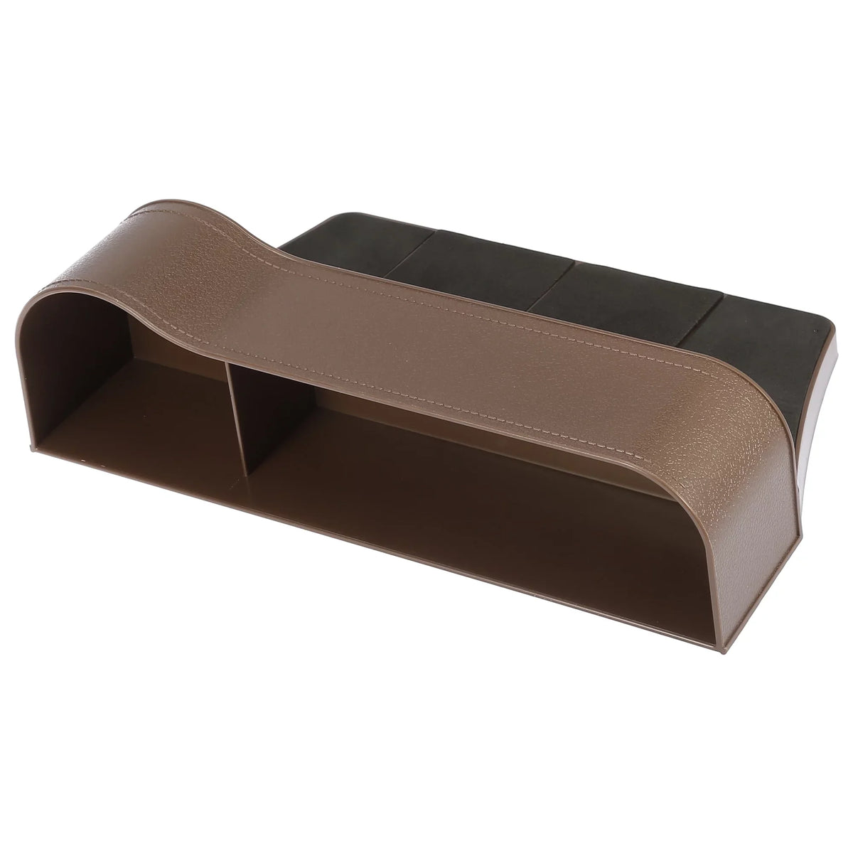 Holders Gap Multifunctional Pair Unique Bargains Car Box Plastic Console Filler Brown Storage Coin Organizer Seat