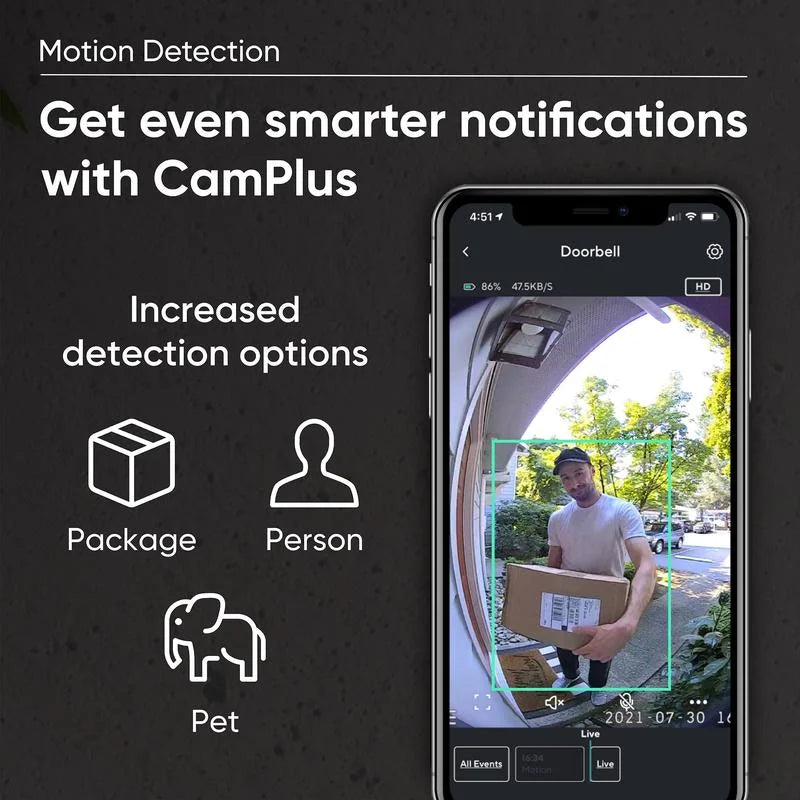 Doorbell Video Doorbell Night and Aspect — Pro Alexa Video, Wyze to Assistant Color w/ Wireless Audio, Walls, Works 2-Way QHD Battery, Ratio, w/ Camera 1:1 Sticks Adhesive Vision,