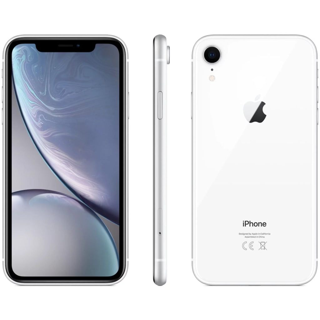 4G Camera GSM Unlocked - LTE iPhone Phone XR 64GB w/ White (Refurbished) 12MP Restored