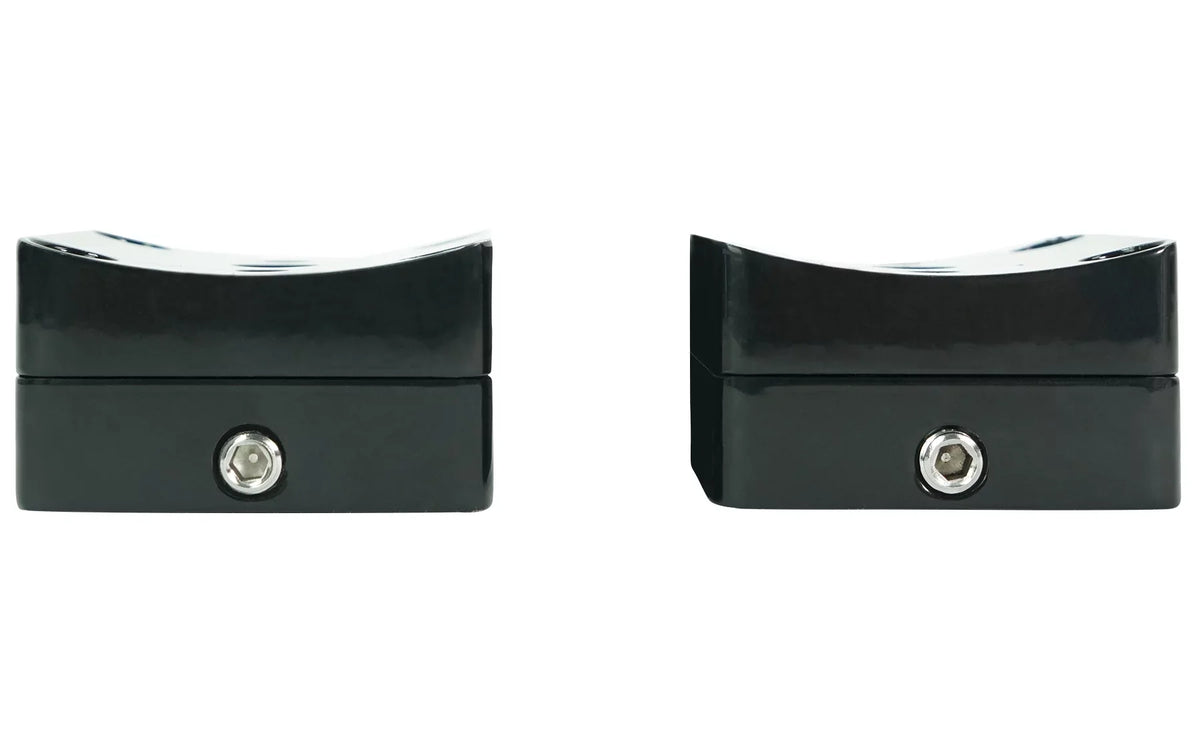 Rockville Speaker Mount 360° Black Swivel 2) Pods Surface Aluminum 5.25" MAC525B