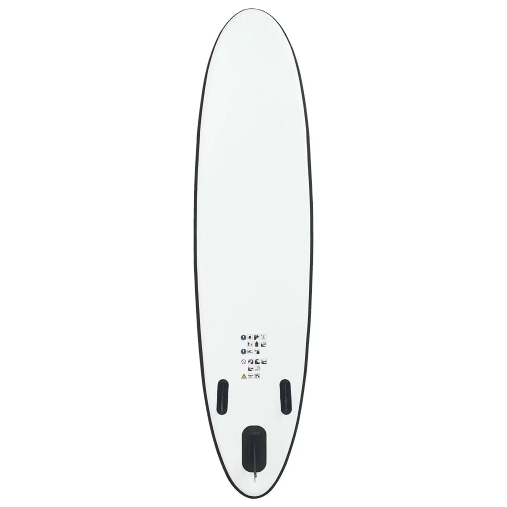 White Black OWSOO and Board Inflatable Paddle Set