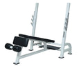 Racks, Press STS White Bench With Decline Olympic