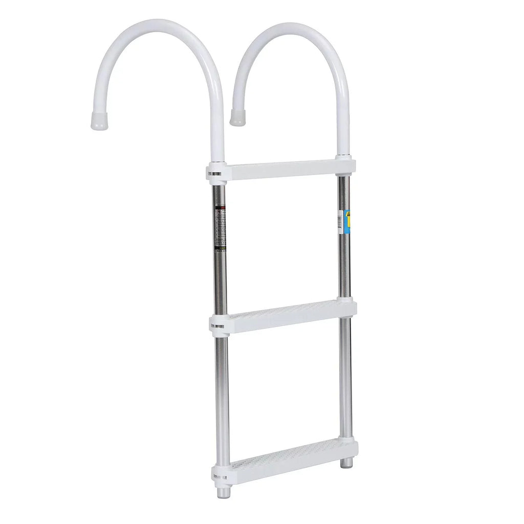 Wide Steps, In. 3 15 Boarding Ladder, 36 Seachoice Aluminum Tall In. X