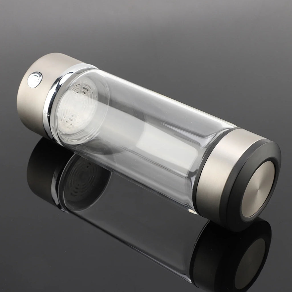 USB Portable Filter Charging Hydrogen Nikou Purifier Water Rich Glass Cup Anti-Skid Lonizer Bottle