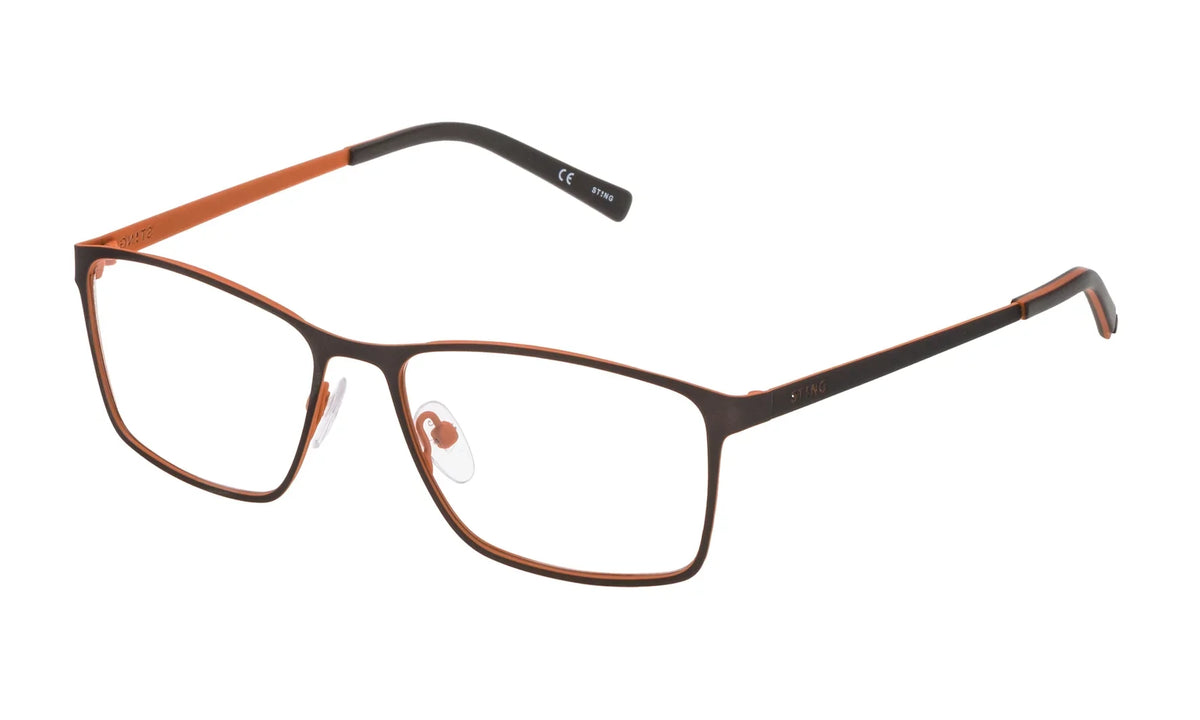 FRAME RUBBERIZED GUN MEN EYEGLASSES VST0315401HF STING