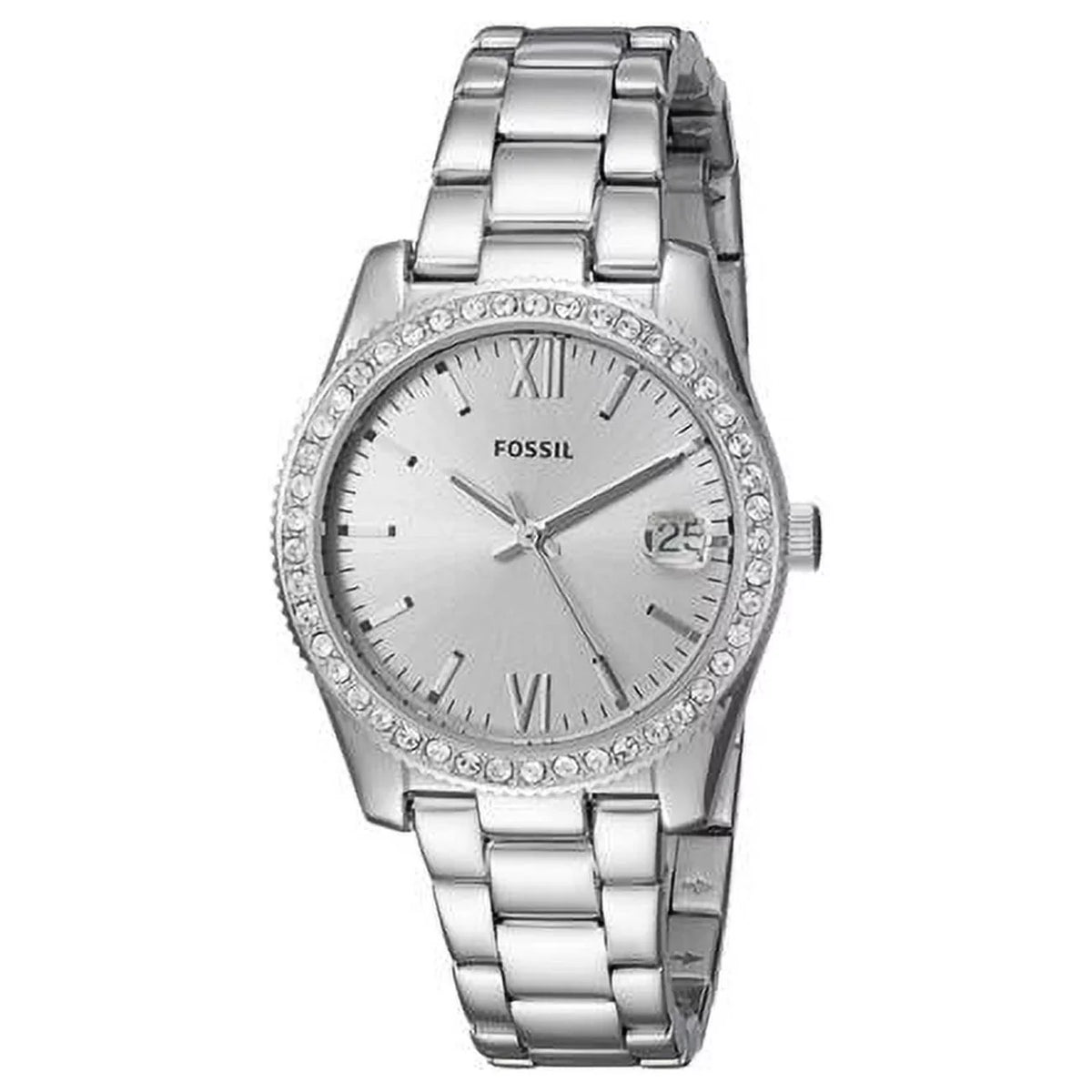 Watch Fossil Stainless for Steel Ladies Scarlette Silver Dial