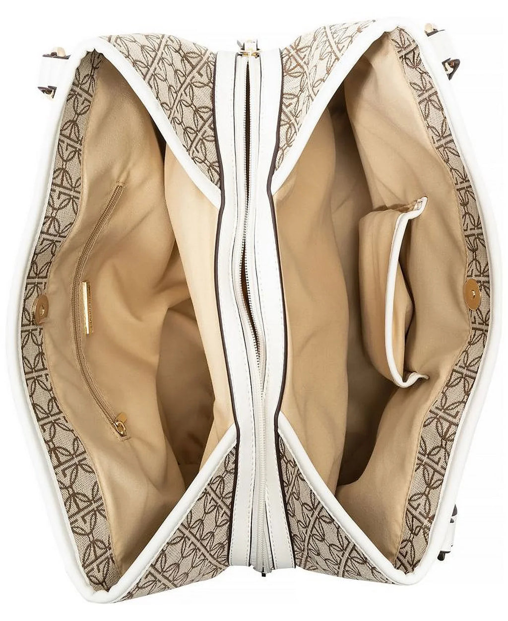 Shoulder White Signature Giani 4 Jacquard Logo Bag Bernini Poster
