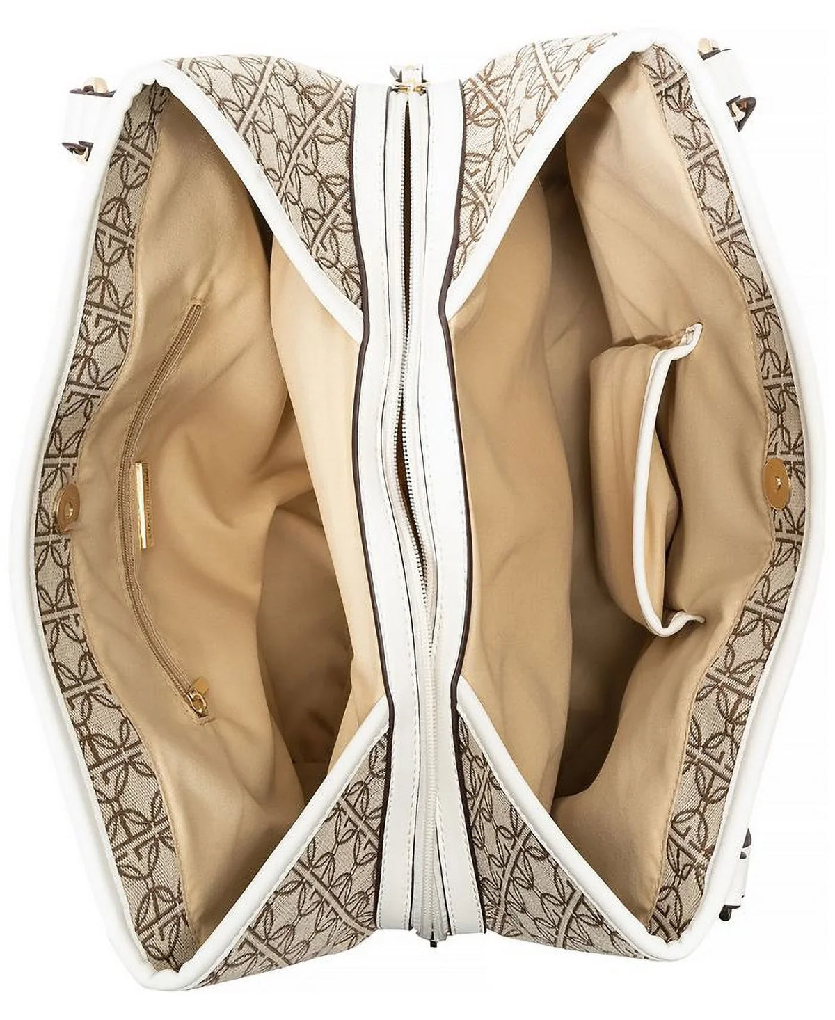 Shoulder White Signature Giani 4 Jacquard Logo Bag Bernini Poster