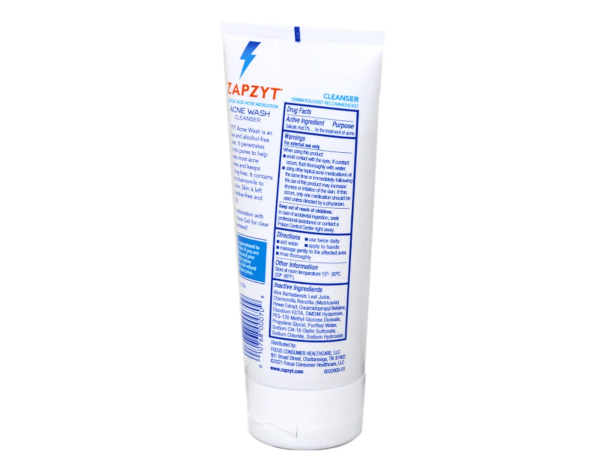 Face For Oz, Pack Treatment Acne Wash And 3 - Body 6.25 Zapzyt