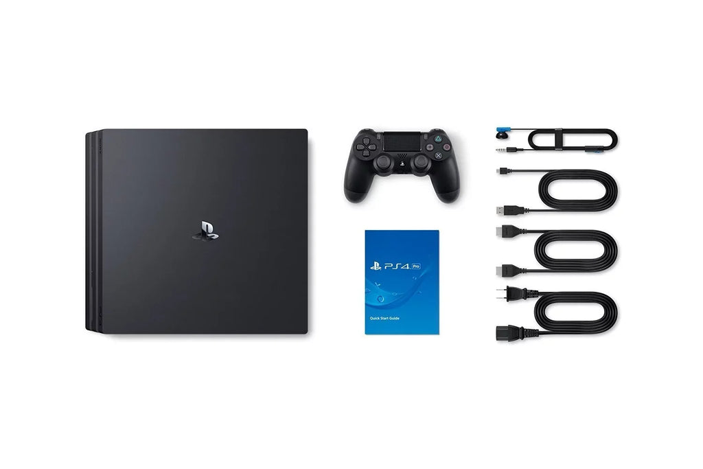 Black Bundle Jet - and Extra Console Controller PS4 4 Dualshock Wireless Pro Pro (2 1TB PlayStation an Items): Console 4 PS4