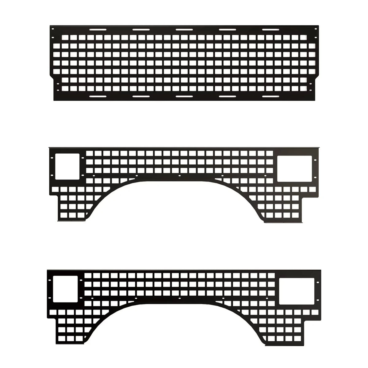 Fits Panel RAM 2500 19-21 TRADESMAN, RAM 3500 2021-2022 2500 3500 195222 select: 2019-2022 Putco Molle Fits