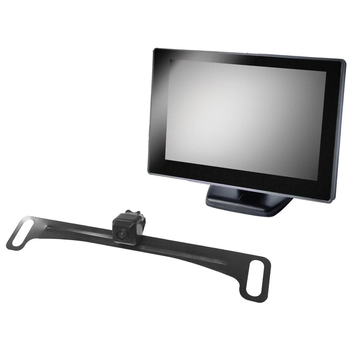 VTC175M Monitor License-Plate Rearview Camera Vision System 5-Inch BOYO System and with Vehicle Backup