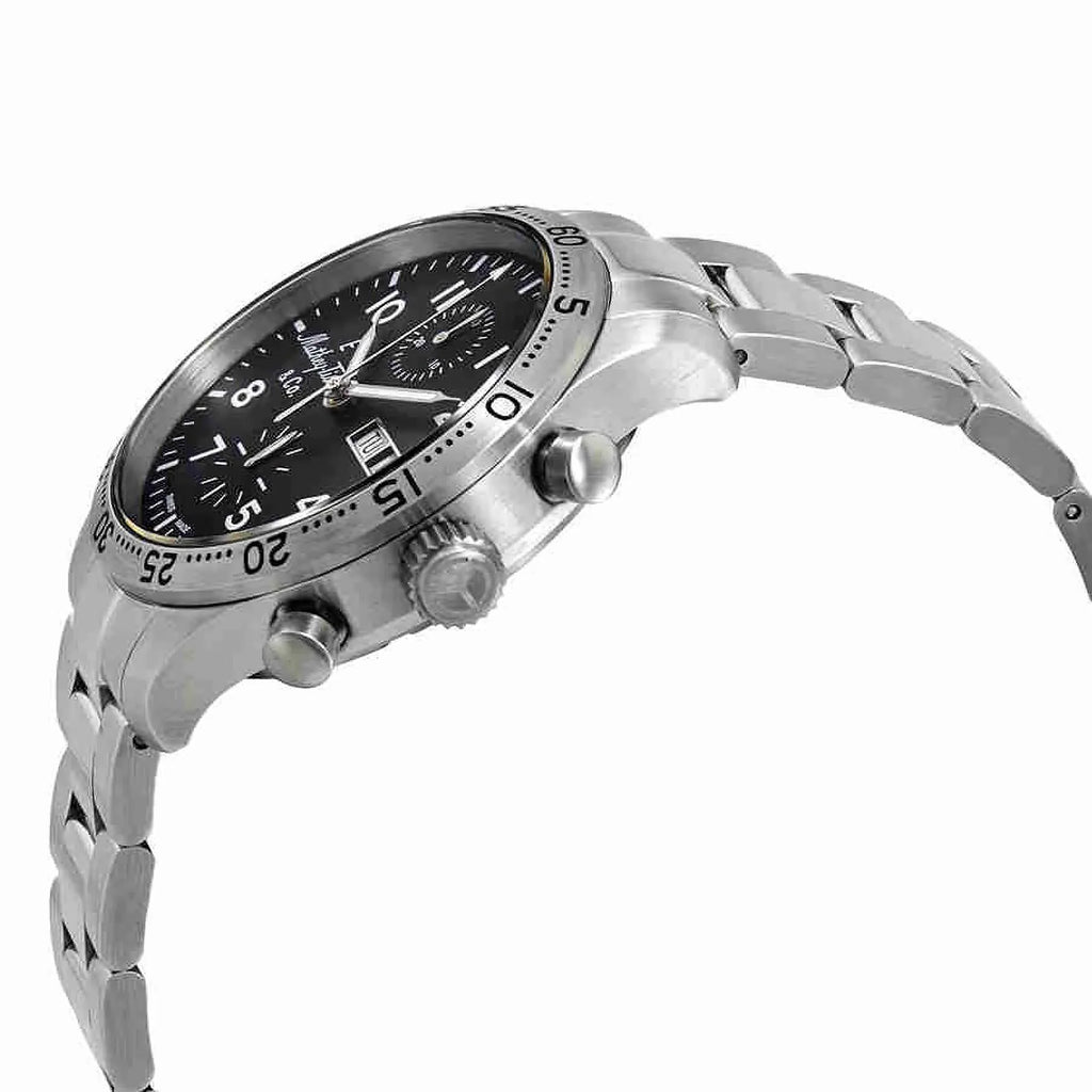 Black Dial 21 Chrono Mathey-Tissot Chronograph H1821CHATNG Watch Type Automatic Men's