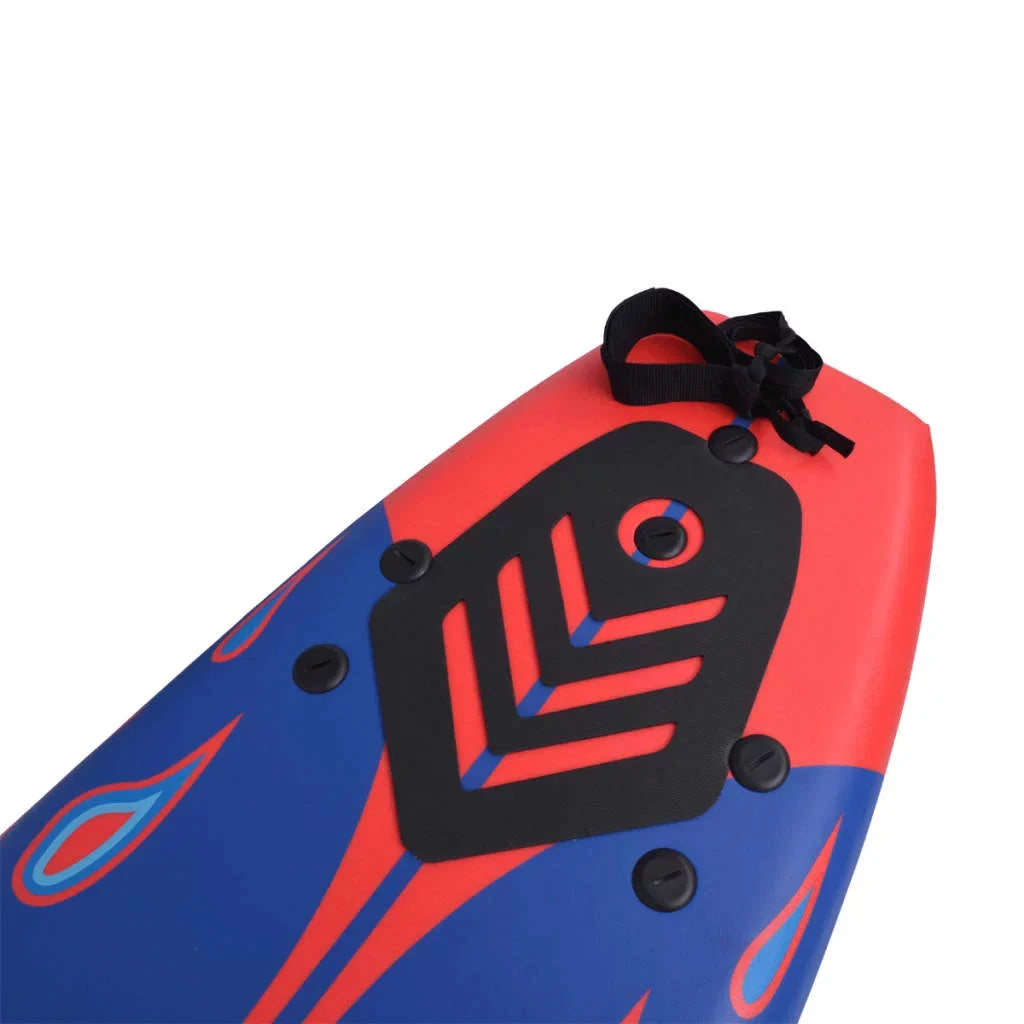 Buyweek Red Surfboard Blue and 66.9"