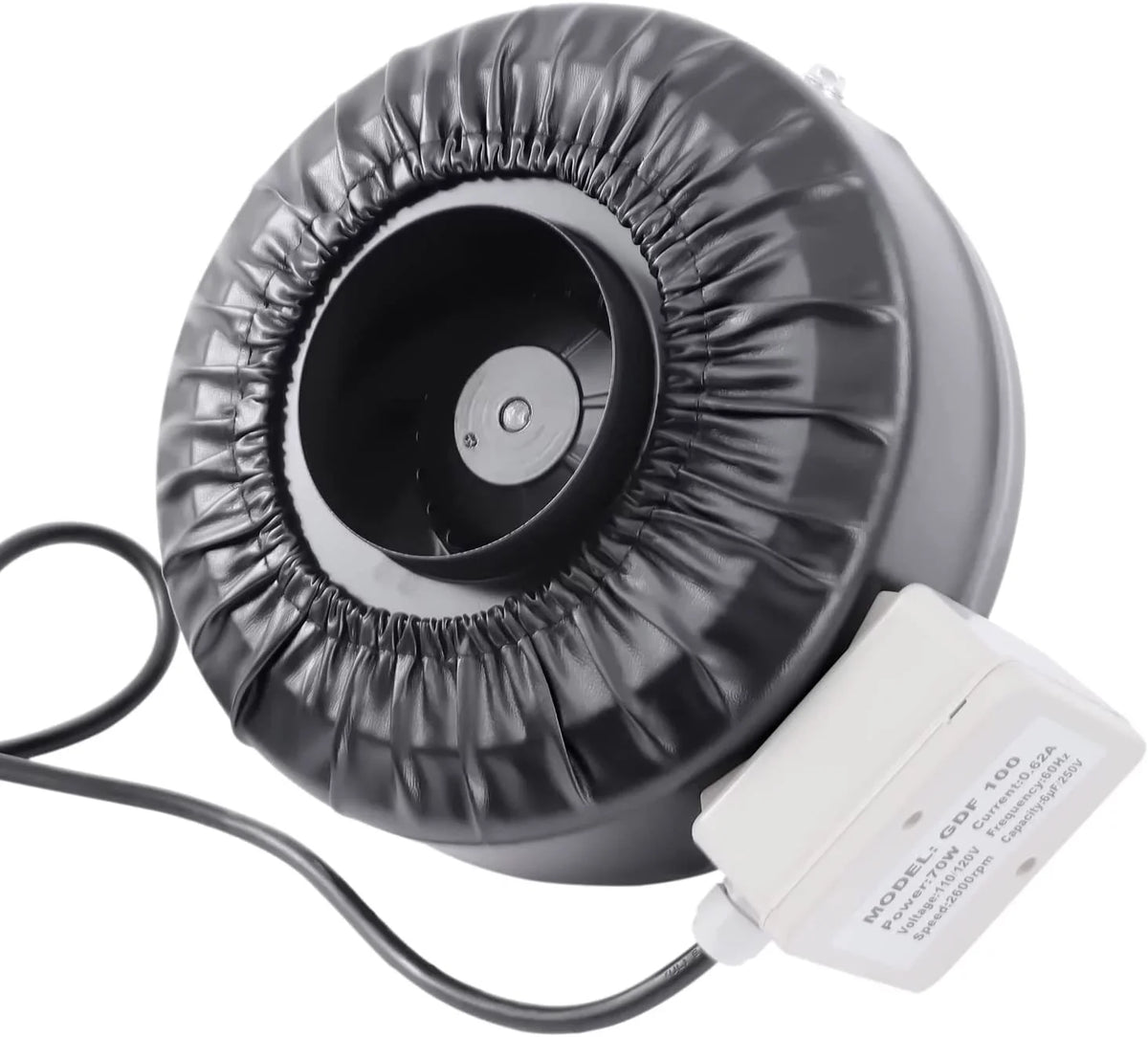 Combinable Fanwith Speed Duct Filter HEPA Carbon Controller Fan Fan Filter Booster Exhaust Fan with Inch & Grow Industrial FETCOI Inline Tent 8 Grade Powerful