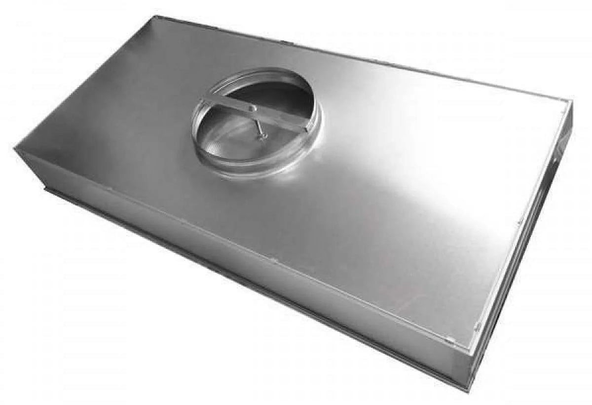 Terminal Handler Ducted Module,24x48x7 HEPA Air 2EJY1